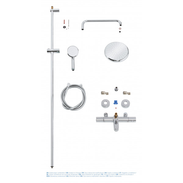 Душова система з термостатом для душа Grohe New Tempesta Cosmop. System (26223001)