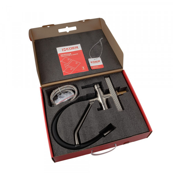 Змішувач для кухні Koer KB-74027-02 з функцією 