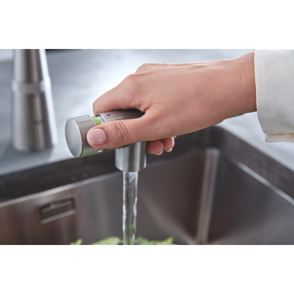 Змішувач для кухні з висувним виливом Grohe Zedra SmartControl (31593DC2)