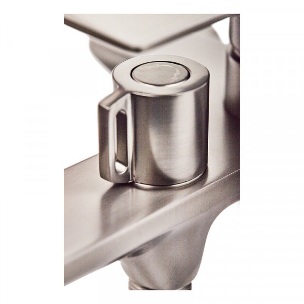 Змішувач для ванної Haiba Alex 009 Euro Graphite (HB3998)