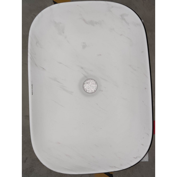 Раковина накладна Mixxus Premium DIVERSE-0112 MARBLE 455х325х135mm (MP6543)