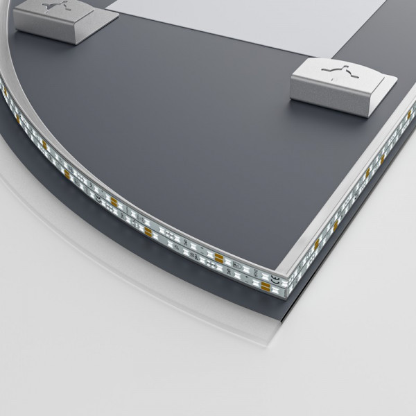 Дзеркало Mixxus Premium TOPPER MS02-75x100 з Led Touch, Anti-fog, димером (3-6,5kK) (MP6634)