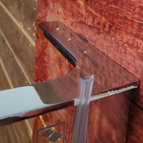 Душова перегородка Koer SR SP02-100x200-TR-01 Walk-In прозоре скло Easy Clean 8мм, хром (KR5395)