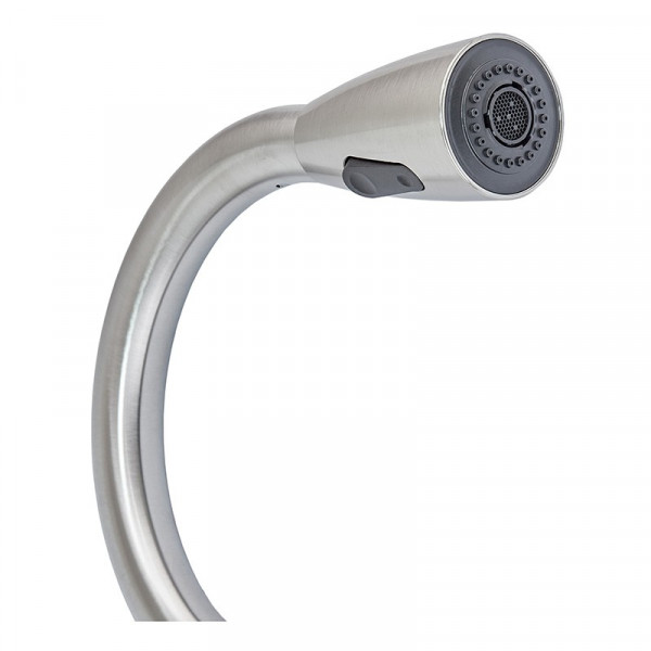 Кухонний змішувач з висувною лійкою Mixxus SUS 014-B (SS0023)