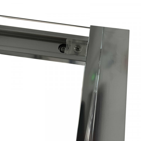 Душова кабіна без піддону Koer SR SC03-90x90x200-TR-02 прозоре скло Easy Clean 6мм SS Color (KR5680)