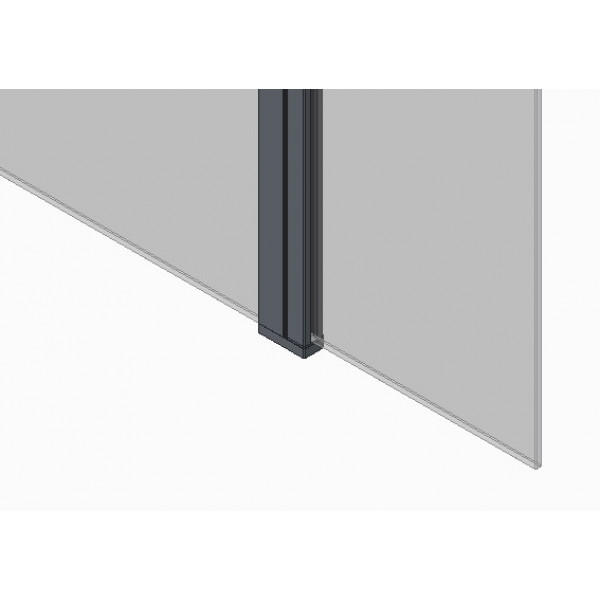 Душова перегородка Koer SR SP03-120x200-TR-01 Walk-In прозоре скло Easy Clean 8мм, хром (KR5398)