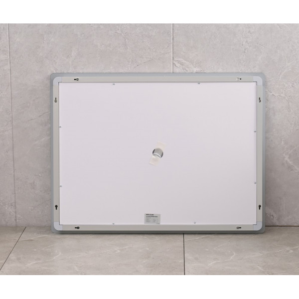 Дзеркало Mixxus STYLE MR03-80x60 з Led Touch, Anti-fog, димером, регулятором яскравості, годинником (MI6005)