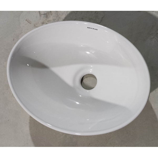 Раковина накладна Mixxus Premium ELLIPSE-0107 345х265х120mm (MP6525)