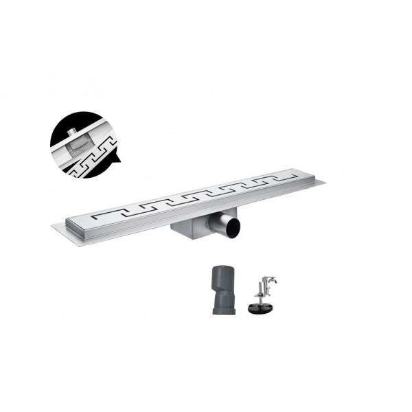 Душовий трап з нержавіючої сталі SUS304 Koer FD04-70x500 (AC0704)