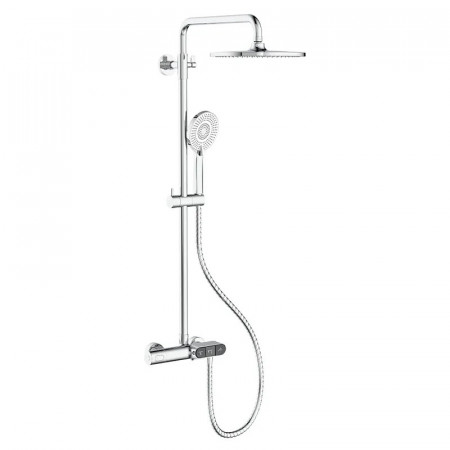Душова колона з термостатичним змішувачем Koer KB-55014-01 (Колір хром) (KR4732)
