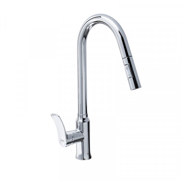 Змішувач для кухні Haiba Bolero 014 з висувною лійкою (HB9591)