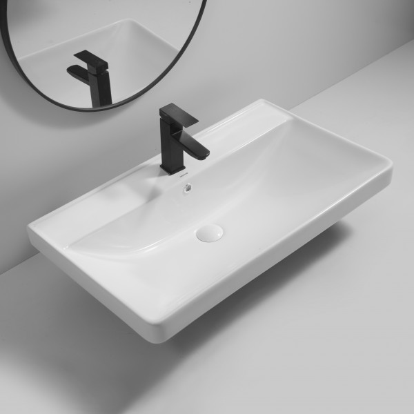 Раковина меблева MIXXUS PREMIUM STYLE-1503 800х480х190mm з отвором під змішувач та переливом (MP6500)