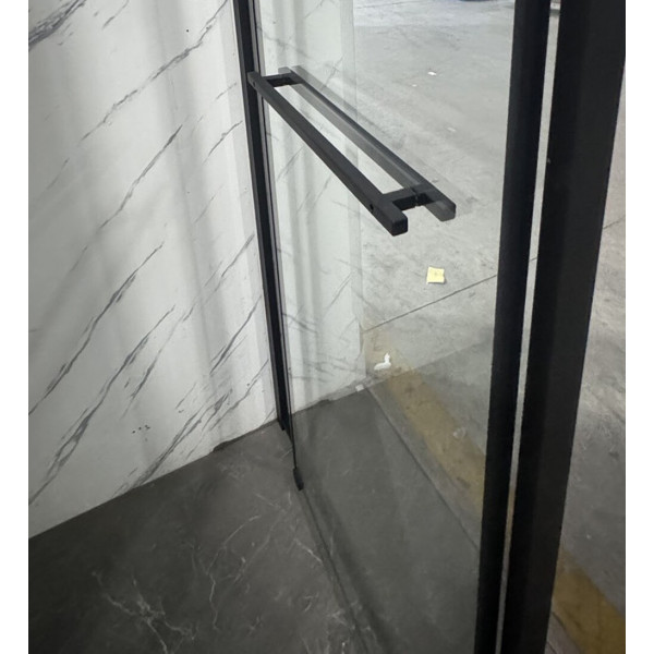 Душова кабіна без піддону Mixxus Premium Quadro SC01-90x90x195-TR Black прозоре скло 6мм (MI8292)