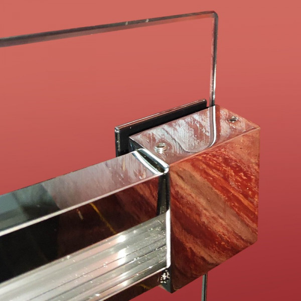 Двері в нішу Koer SR SD02-140x200-TR-01 прозоре скло Easy Clean 8мм, хром (KR5383)