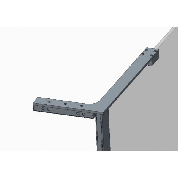 Душова перегородка Koer SR SP02-100x200-TR-12 Walk-In проз.скло Easy Clean 8мм, матове золото (KR5396)