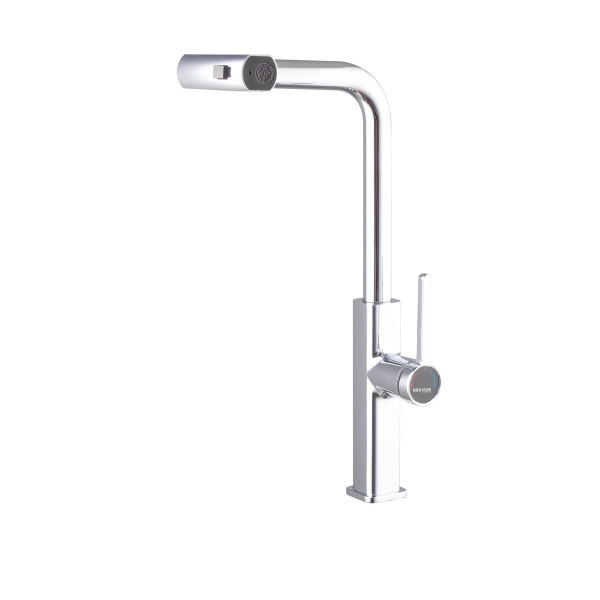 Змішувач для кухні з висувним виливом Mixxus Premium HAMMER 014 (MI6953)