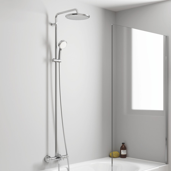 Душова система з термостатом для ванни Grohe New Tempesta Cosmop. System (26672000)