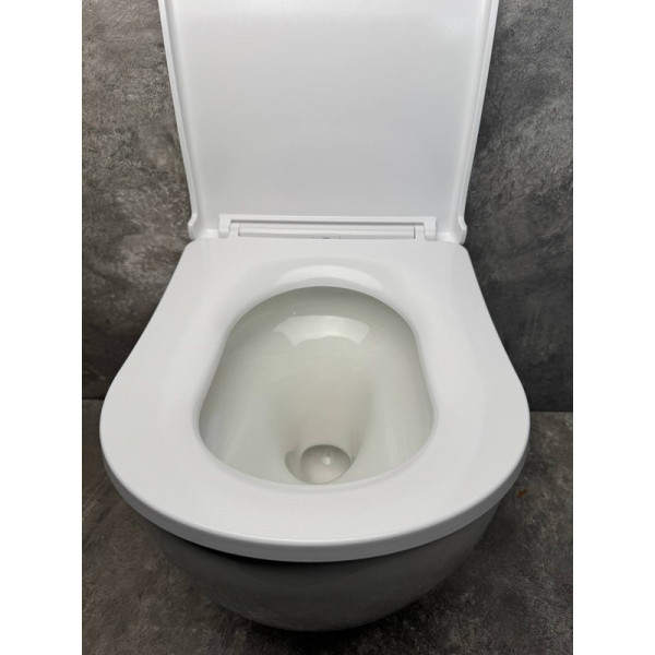 Унітаз підвісний ергономічний Koer TT-0101-T3 520x360x360mm система змиву TORNADO 3.0 (KR5615)