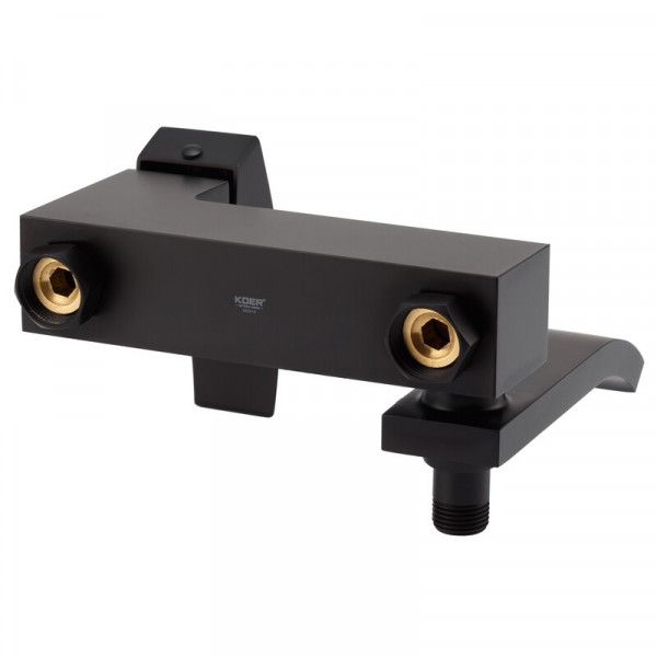 Змішувач для ванни з коротким виливом Koer KB-41007-05 (Колір чорний) (KR3455)