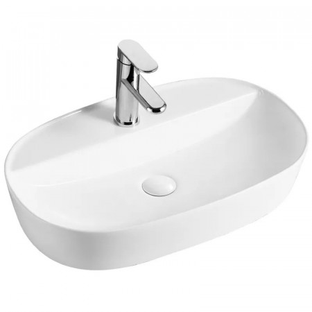 Умивальник накладний керамічний Mixxus Premium Ellipse-0202 610x400x120mm (MP6483)