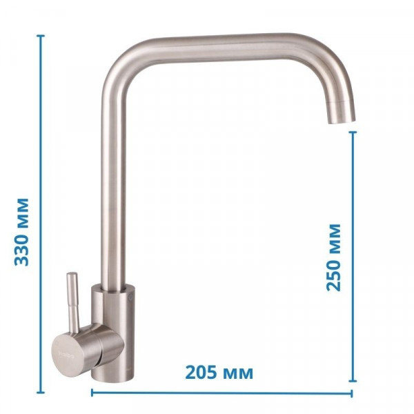 Змішувач для кухні Haiba SUS 011 (HB3895)