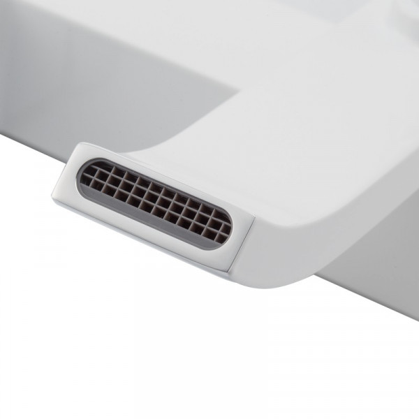 Змішувач для ванни Koer KB-41007-04 з коротким виливом (Колір хром+білий) (KR5157)