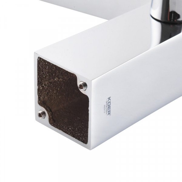 Змішувач на борт ванни KOER KB-43007-01 на 3 отвори (Колір хром) (KR3452)