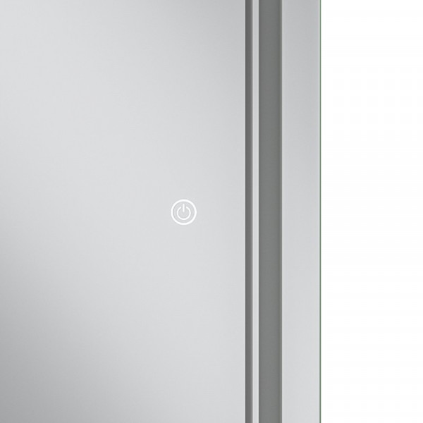 Дзеркало Mixxus Premium QUADRO MR20-90x70-Reverse з Led Touch, Anti-fog, димером, регулятором яскравості (MP6621)