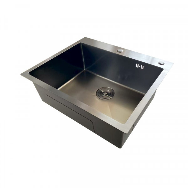 Мийка Mixxus MH6050 Micro Decor Graphite (3.0/0.8) з нерж. сталі (колір графіт) (MI8221)