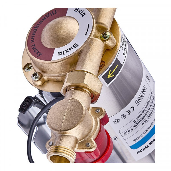 Насос підвищення тиску Vodomet VM15-15 Н=15М, Q=1,5кбМ, P=120Вт (корпус - нерж) (VO4206)