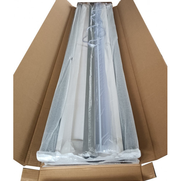 Бокс душовий без гідромасажу Mixxus STRONG SB02-90x90x215-GR SATIN з низьким піддоном (MI6887)