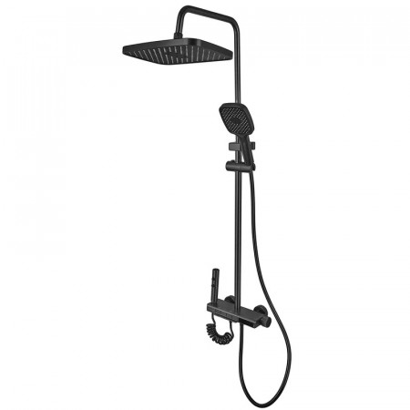 Душова колона Champion PBL-009-J Black зі змішувачем з кнопковим перемикачем, 4 режими (CH6499)