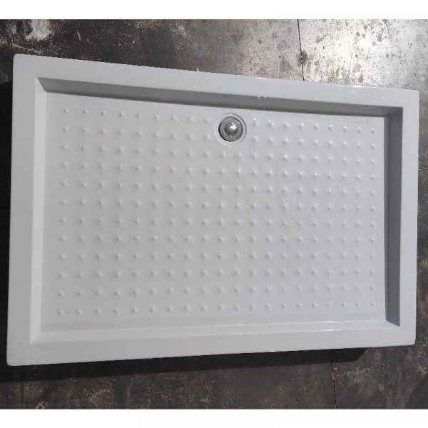 Душовий піддон з сифоном прямокутний Mixxus HARD ST01-120x80x13 NEW діаметр зливу 52 мм (MI8431)