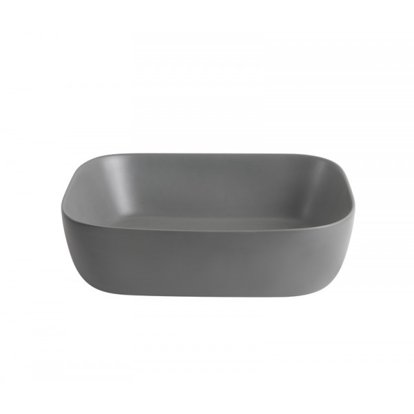 Раковина накладна Mixxus Premium DIVERSE-0116 GRAY 455x330x135mm (MP6651)