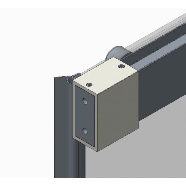 Двері в нішу Koer SR SD05-140x200-TR-01 прозоре скло Easy Clean 6мм, хром (KR5406)