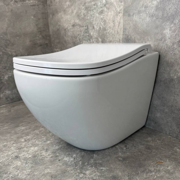 Унітаз підвісний ергономічний Koer TT-0101-T3 520x360x360mm система змиву TORNADO 3.0 (KR5615)