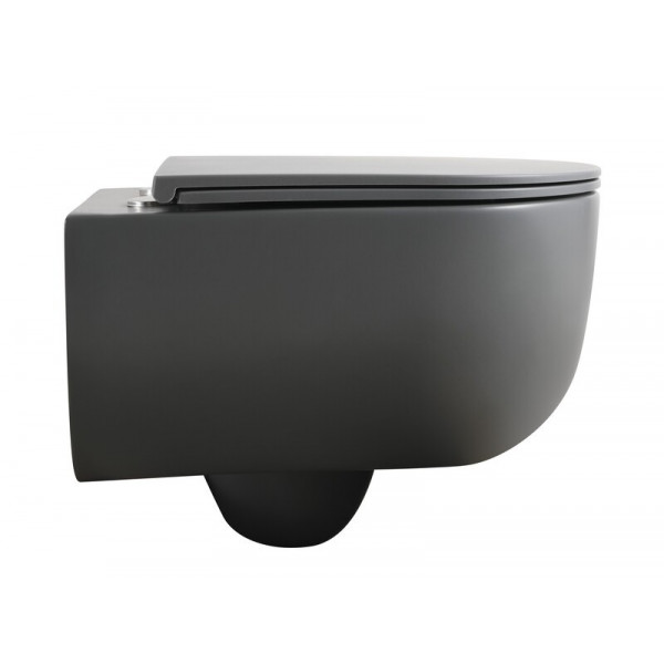 Унітаз підвісний Mixxus Premium TOPPER-0303-R GRAY 495x370x350mm система змиву RIMLESS (MP6657)