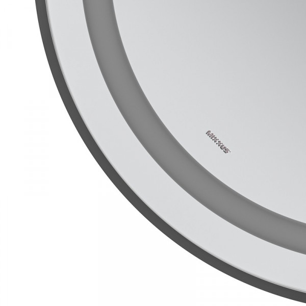 Дзеркало Mixxus Premium ELLIPSE MV05-80x70-Reverse BLACK з Led Touch, Anti-fog, димером (3-6,5kK) (MP6646)