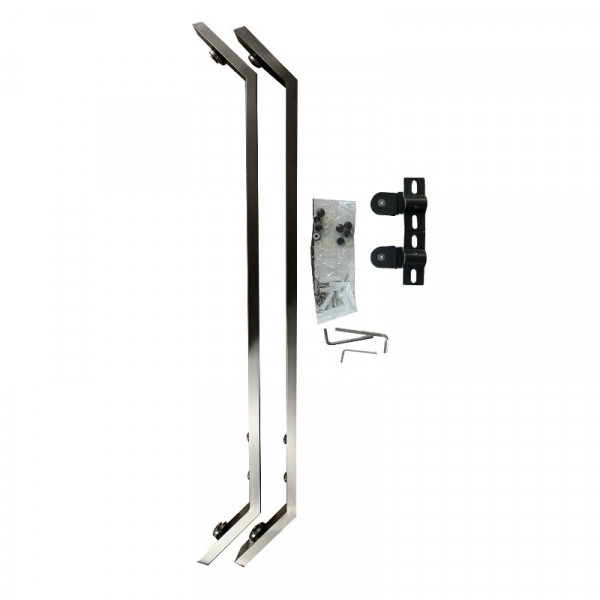 Душова кабіна з низьким піддоном Mixxus LINES SCT01-90x90x198-TR Graphite NEW прозоре скло 6мм (MI8429)