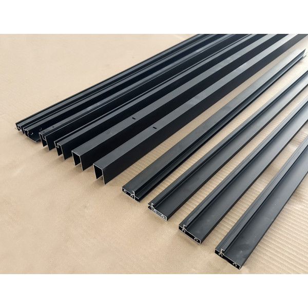 Душова кабіна без піддону Mixxus Premium Quadro SC01-120x80x195-TR Black прозоре скло 6мм (MI8293)