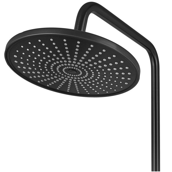 Душова колона зі змішувачем з кнопковим перемикачем з алюмінію CHAMPION PBD-009-J BLACK, 4 режими (CH6549)