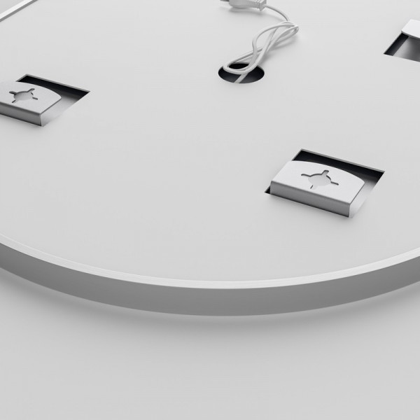 Дзеркало Mixxus Premium ELLIPSE MV05-80x70-Reverse WHITE з Led Touch, Anti-fog, димером (3-6,5kK) (MP6645)