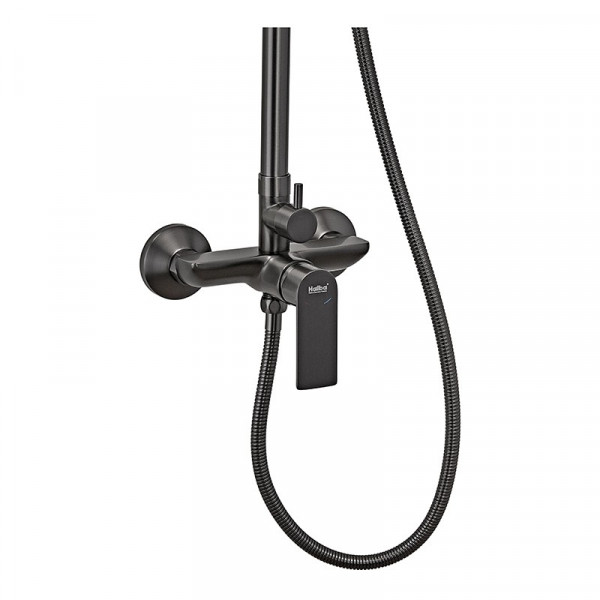 Душова колона із змішувачем та подовжувачем у комплекті Haiba Alex 003-J Graphite (HB3996)