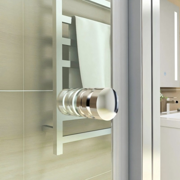 Душова кабіна без піддону Koer SR SC05-90x90x195-TR-01 прозоре скло Easy Clean 6мм, хром (KR5363)