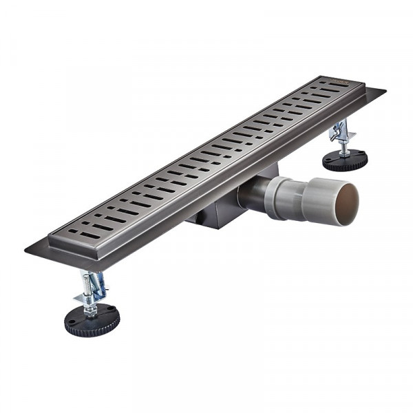 Душовий трап з нержавіючої сталі SUS304 Koer FD35-70x500-Graphite (Колір графіт) (AC0657)