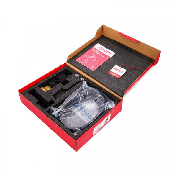 Змішувач для гігієнічного душу Koer KB-23009-05 (Колір чорний) (KR3511)