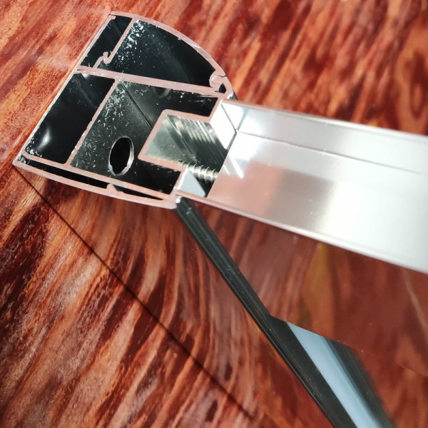 Бічна стінка до кабіни Koer SR SW05-90x200-TR-01 прозоре скло Easy Clean 6мм, хром (KR5407)