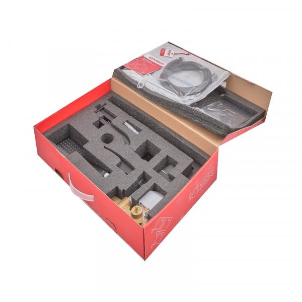 Вбудована душова система із змішувачем Koer KB-66007-05 (Колір чорний) (KR3465)