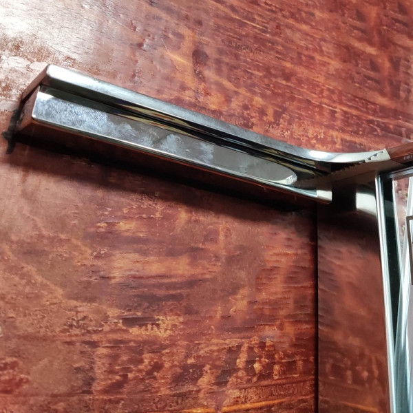 Душова перегородка Koer SR SP02-100x200-TR-01 Walk-In прозоре скло Easy Clean 8мм, хром (KR5395)