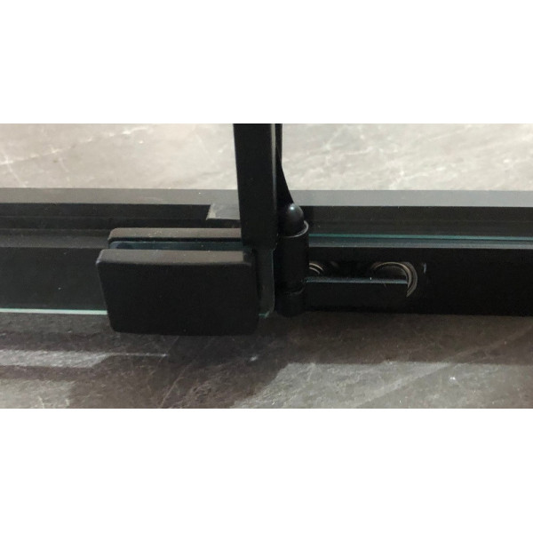 Душова кабіна без піддону Mixxus Premium Quadro SC01-120x80x195-TR Black прозоре скло 6мм (MI8293)